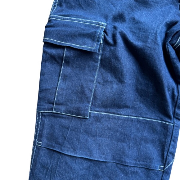 I.AM.GIA Dark Blue Cargo Pants - Picture 4 of 7